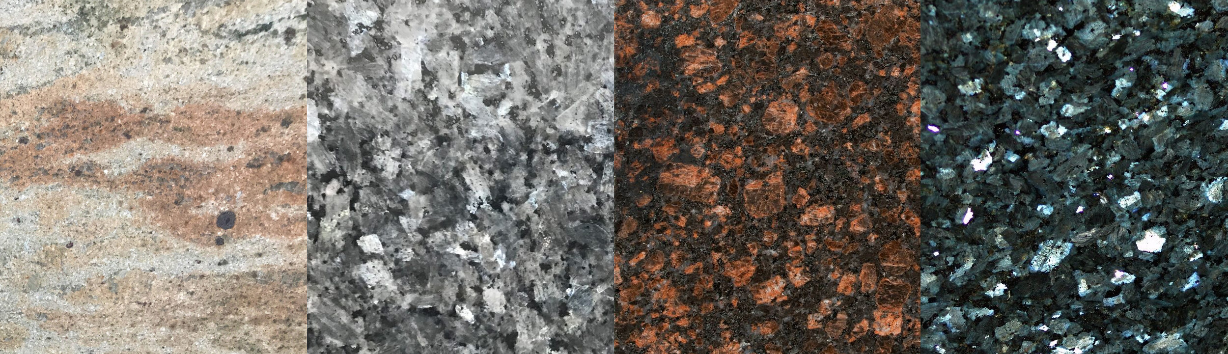 Origins and suppliers of granite