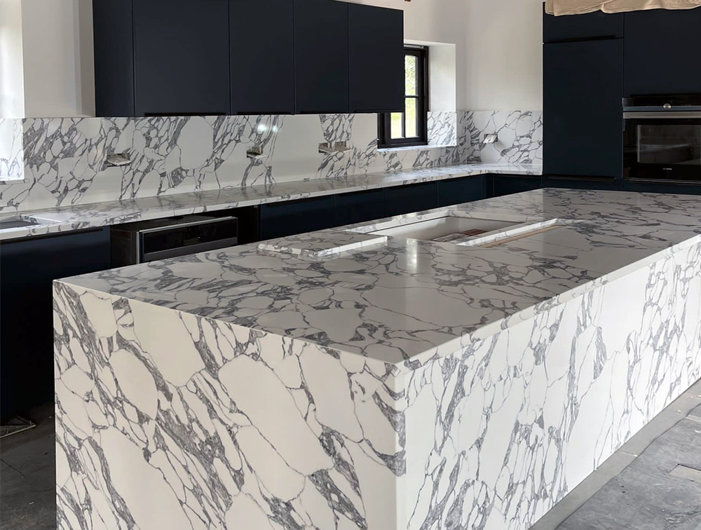 Full kitchen granite stone marble design and installation