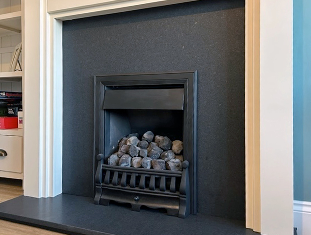 Stone granite marble fireplace design and installation