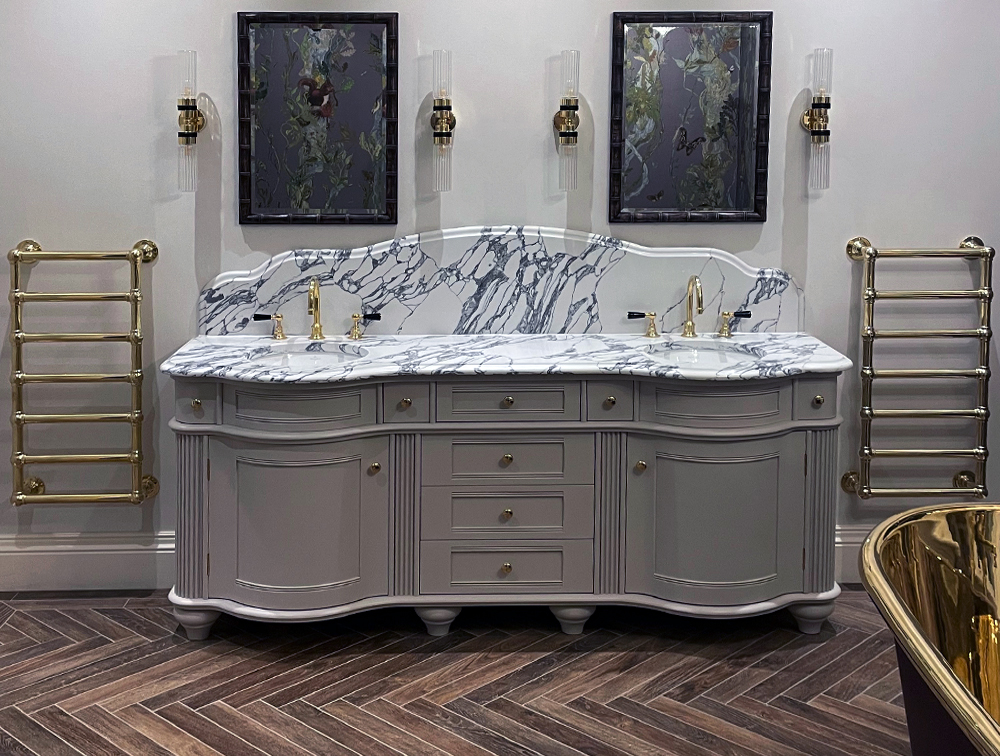 Marble quartz stone granite bathroom and sink vanity unit design and manufacture
