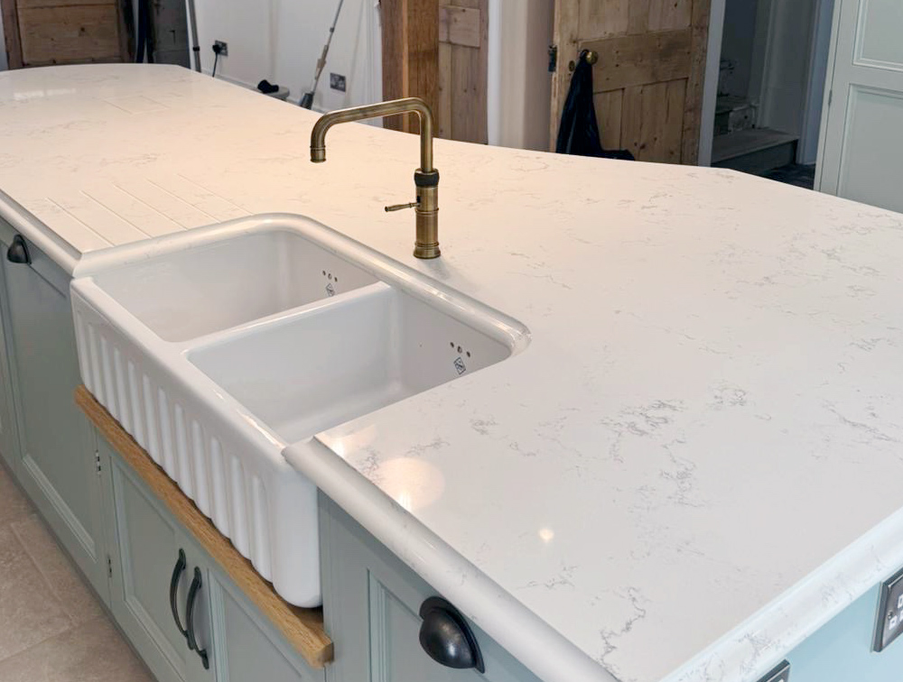 Aviva Stone granite kitchen worktops and quartz marble surfaces